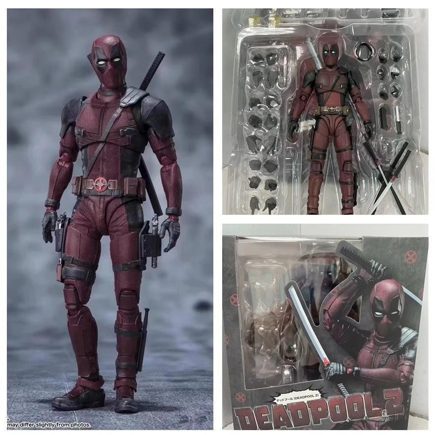 ((คลังสินค้าพร้อมจัดส่งฟรี) Figure-made Marvel Universe DEADPOOL DEADPOOL 2 Little ราคาถูก SHF DEADP