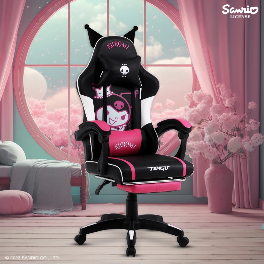 Tengu เก้าอี้เกมมิ่งซานรีโอ ลิขสิทธิ์แท้ Sanrio Gaming Chair (HelloKitty/Cinnamoroll/Kuromi)