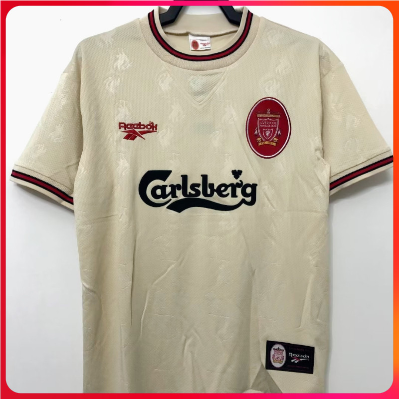 1996/97 Liverpool High Quality Away Retro Jersey เสื้อยืดที่กําหนดเองฟุตบอล AAA+