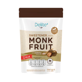 น้ำตาลหล่อฮังก้วย ดีไลท์ พลัส (Delite+ Erythritol with Monkfruit)