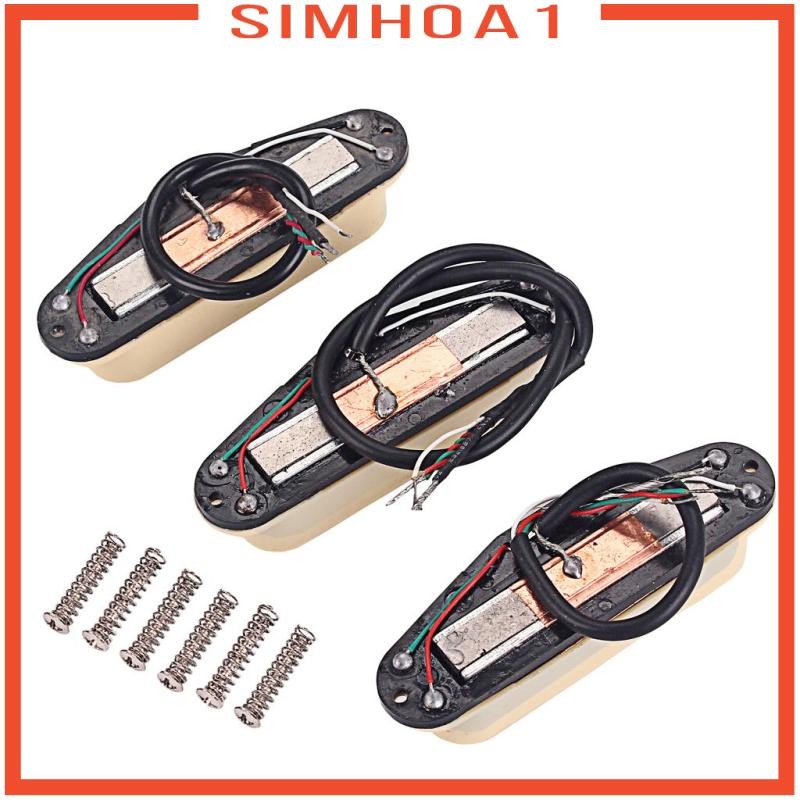 [Simhoa1] 1 ชุดคอ/กลาง/สะพาน Humbucker Pickup Alnico V สําหรับชิ้นส่วนกีตาร์ ST