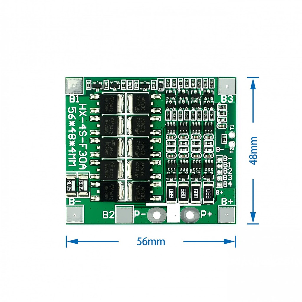 3s/4s 40A 60A Li-ion แบตเตอรี่ลิเธียม Charger ป้องกัน 18650 BMS สําหรับมอเตอร์เจาะ 11.1V 12.6 V/14.8 V 16.8 V เสริม/Balance ราคา ถูกที่สุด ดีลบีเคเค แกลเลอรีภาพที่ 5