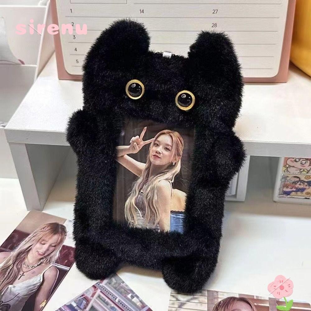 Sirenu Photocard , น่ารักหลายสไตล์ Plush Photocard , แฟชั่นการ์ตูนหวานนักเรียนผู้ถือบัตรผู้หญิง