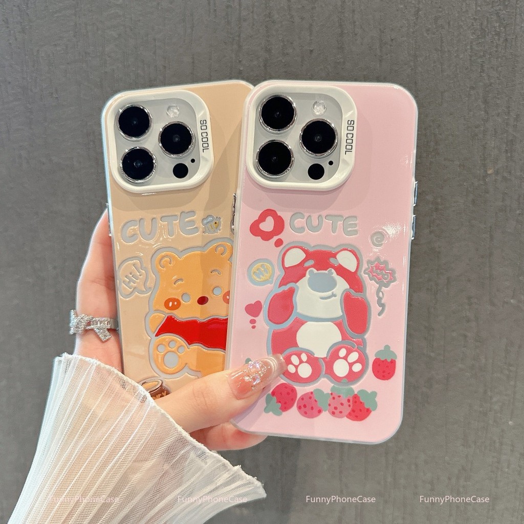เข้ากันได้กับ ไอโฟน 11 12 ไอโฟน 13 Pro Max 14 ไอโฟน 15 Pro Max ไอโฟน 16 Pro Max เคสโทรศัพท์นุ่มน่ารัก RLDP237CYK