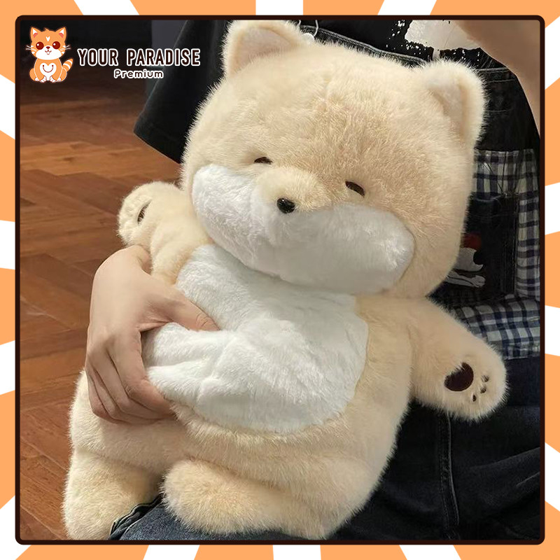 น่ารักนอน Shiba Inu ของเล่นตุ๊กตาเตียงนอนหมอนหมอนอิงสุนัขรักษาโซฟาเครื่องประดับตกแต่งนุ่มน่ารักตุ๊กตาของขวัญวันเกิดสำหรับผู้หญิง