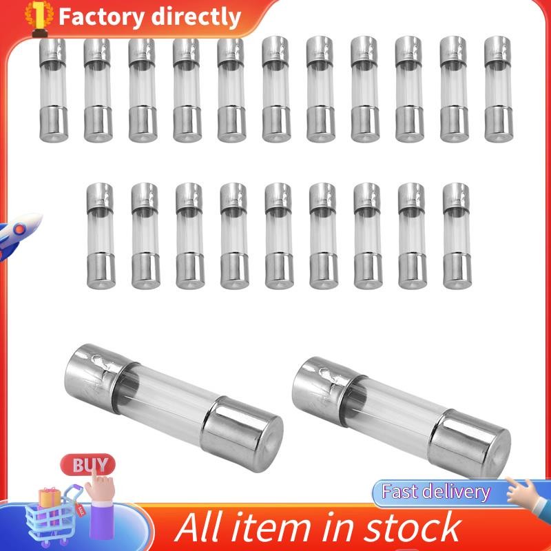 20 x 250 V 2A F2AL Quick F link ฟิวส์หลอดแก้ว 5 มม. x 20 มม.