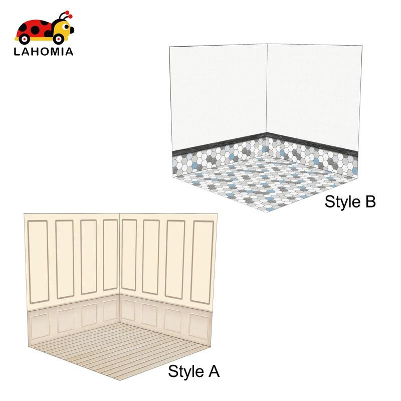 [Lahomia] 1:12 ฉากฉากหลังรุ่นยานพาหนะ Diorama Storage Organizer Show