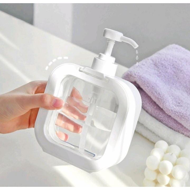 MS7 SQUARE SOAP DISPENSER TOILET SUPPLEIES 500ML