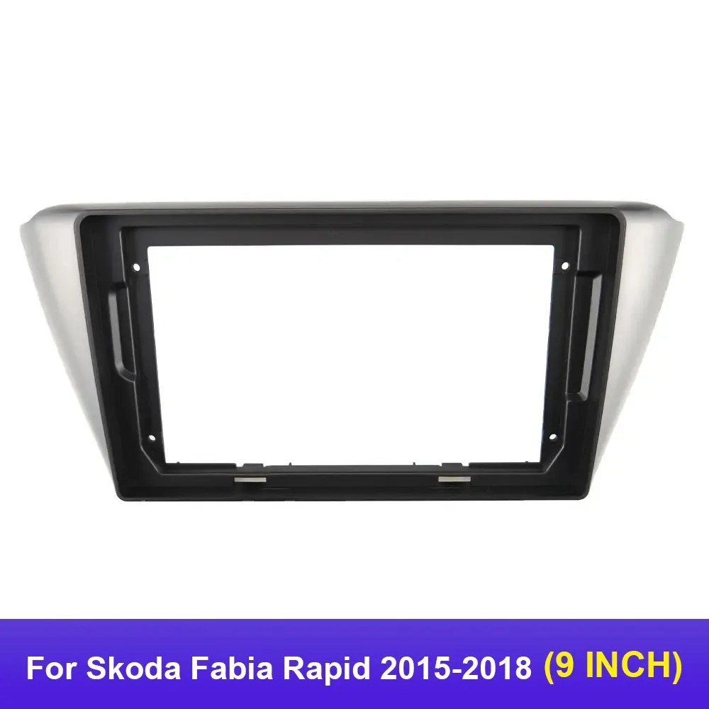 โครงหน้าระบบนำทาง Skoda Fabia เข้ากันได้กับ SKODA FABIA ปี 2014+ ระบบนำทาง Android ขนาด 9 นิ้ว โครงแ