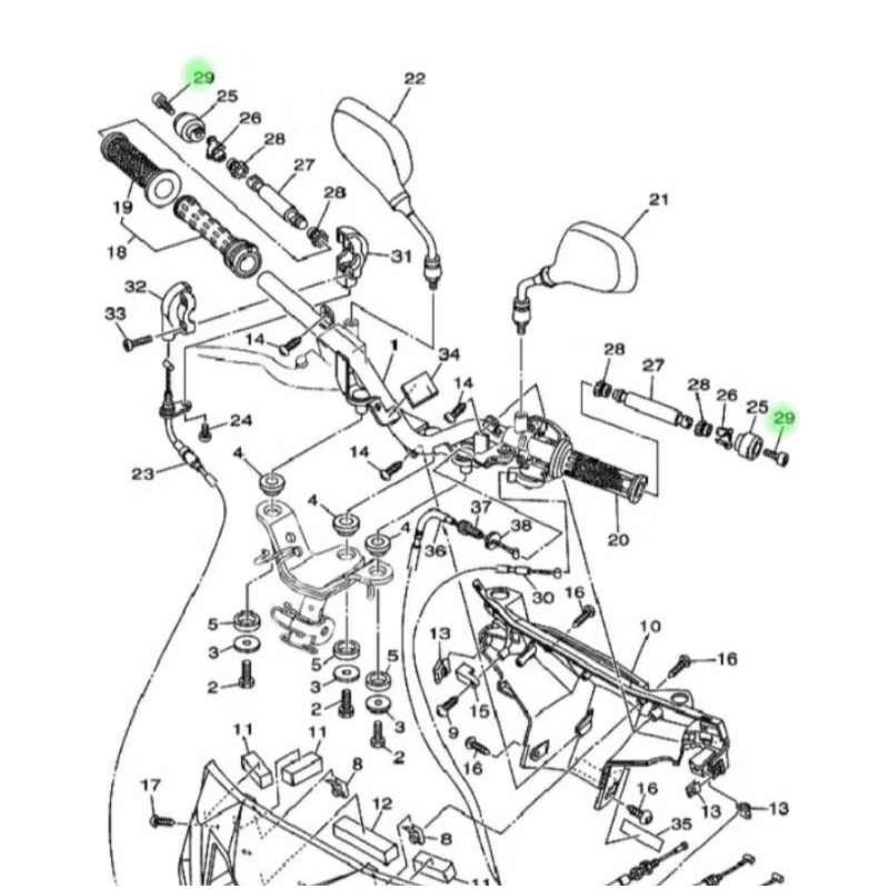 Y15ZR V1 BOLT - 91317-06025