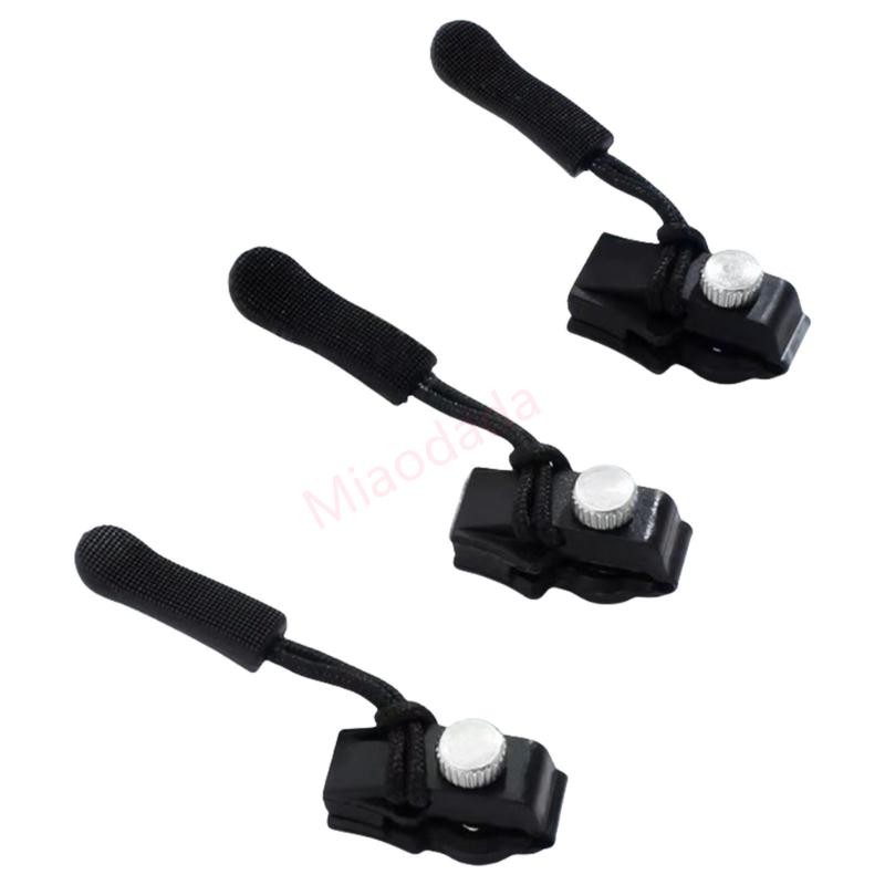 MDD 3 ชิ้นชุดซิปแบบถอดได้ Pullers ซิปชุดเปลี่ยนซิปชุดซ่อมซิป