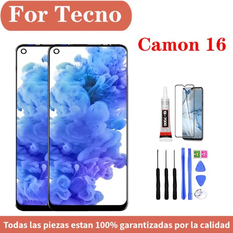 OEM สําหรับ Tecno Camon 16 CE7 CE7j จอแสดงผล LCD หน้าจอสัมผัสเปลี่ยน