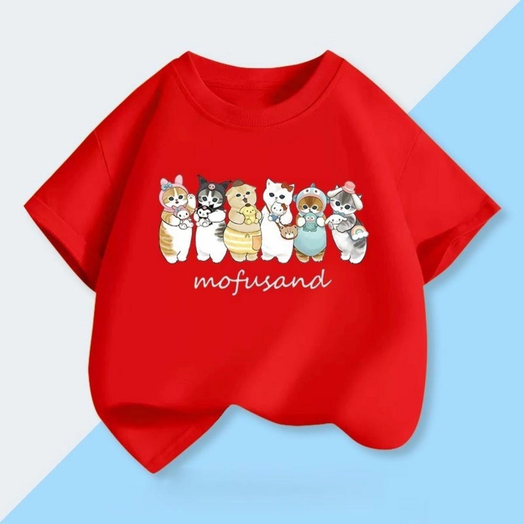 rb6t1fu3y  Tha yaggh Hot2024 เสื้อยืดเด็กพิมพ์ลายการ์ตูน น่ารักๆๆๆๆ T55