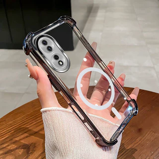 กันกระแทก Case สําหรับ Honor 70 90 Pro เคสโทรศัพท์ 2025 ใหม่การออกแบบแม่เหล็กความงามกรณี SZ15