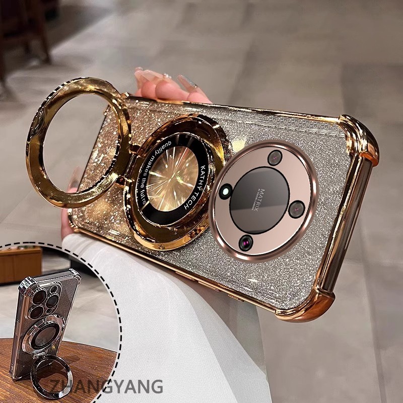 สําหรับ Honor X9A X9B X9 Clear กรณีหนาชุบซิลิโคน ShockProof เคสโทรศัพท์ CCCCA10