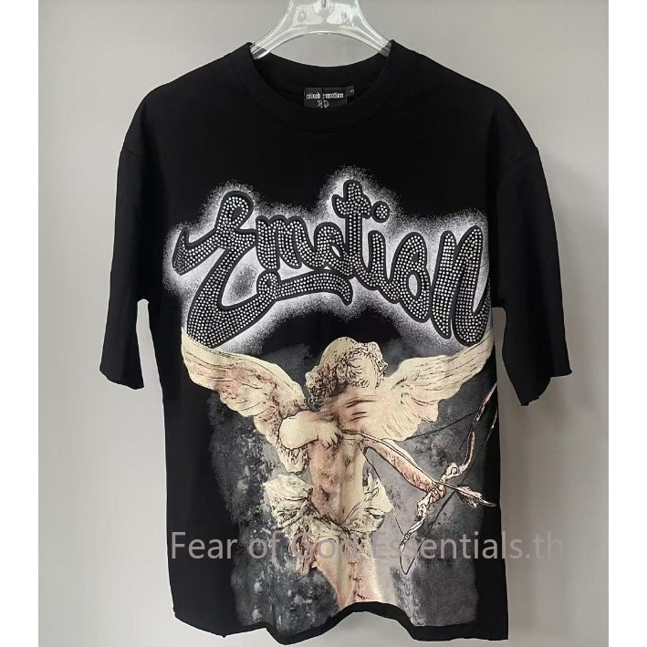 สเปรย์ตรงหมึกสีขาว+ข้อมือเพชรหน้าและหลังขอบรุ่ยที่ชายเสื้อ ส เส้นด้ายคู่หวี