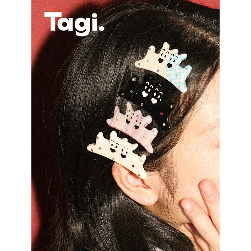 Tagi. Haha Puppy Hair Clip for Women Hair Accessories กิ๊บติดผม