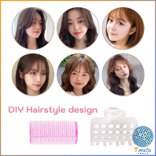 Tmala โรลม้วนผม โรลม้วนผมตีนตุ๊กแก โรลม้วนผมไม่ใช้ความร้อน 3 ชิ้น/set Roll Curler