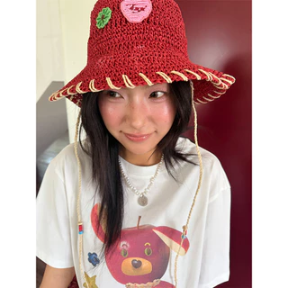 Tagi. หมวกสานลูกปัด "สวนหลังบ้านอันแสนวิเศษ" Beaded Knitted Hat