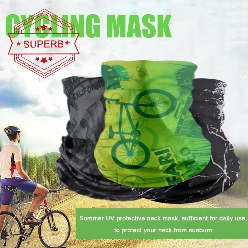 มัลติฟังก์ชั่น Headscarf Tube Mask คอแถบคาดศีรษะจักรยานสําหรับมอเตอร์ D8H7 R6H1