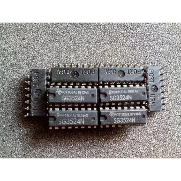 Part IC SG3524 SG 3524N SG 3524 N Regulating Pulse-Weight Modulators TI NOS อุปกรณ์ไฟฟ้า