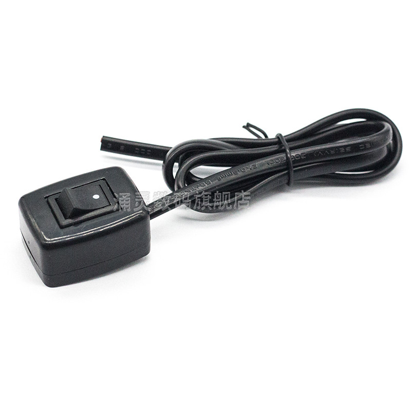 รถยนต์ติดปุ่มสวิทช์ขนาดเล็กติดตั้งเพิ่มไฟตกแต่ง 12v 24v สวิทช์ล็อคตัวเองด้วยสาย diy