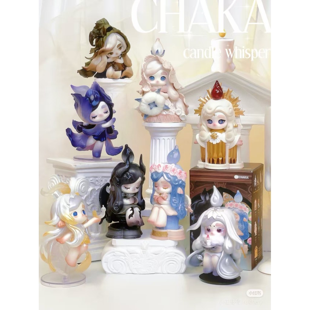 POPMART CHAKA Candle Language Series Blind Box Toy Ornament Gift Handmade Popmart offficial