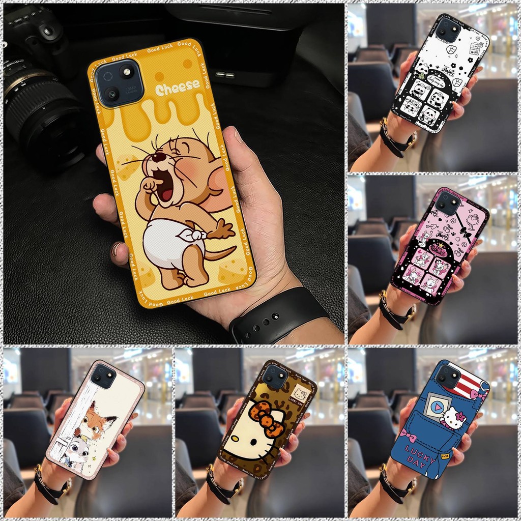 Full wrap TPU เคสโทรศัพท์สําหรับ Wiko T10 Dirt-resistant การ์ตูนซิลิโคนป้องกันแฟชั่นออกแบบกันกระแทกปกหลังทนทานกระเป๋าโทรศัพท์ Soft case Anti-knock Graffiti น่ารัก - รูปที่ 2