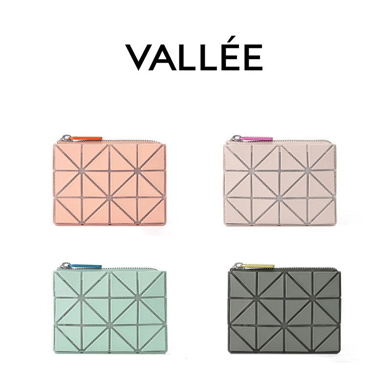 [VALLEE]✨พร้อมส่ง กระเป๋าหญิง✨กระเป๋าสตางค์ เป่าเปา ผู้ถือบัตรเพชรคลัทช์กระเป๋าใบเล็ก