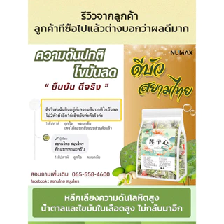[ลดความดันโลหิต น้ำตาลและไขมันในเลือด] ชาดีบัวคุณภาพพรีเมียม Lotus Seed Core Tea ดีบัวชาดีบัวดีบัวอบแห้ง