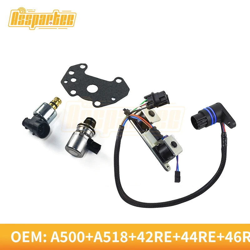 ใหม่ A518 42RE 44RE 46RE ชุดโซลินอยด์เกียร์สําหรับ JEEP Dodge 1996-1999 Rostra & BorgWarner 4 ชิ้น 5