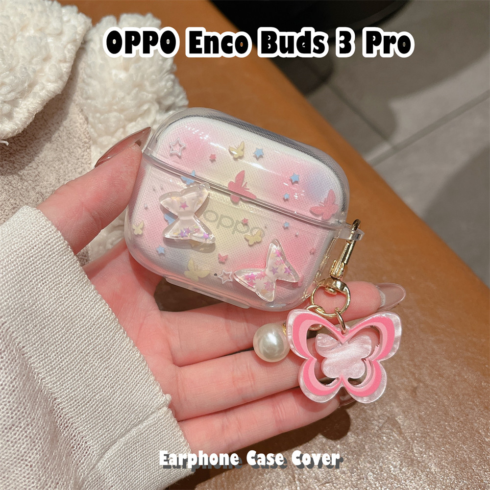 In Stockสําหรับ OPPO Enco Buds 3 Pro Case Casing Soft Silicone DIY น่ารักการ์ตูนหูฟัง Case Cover