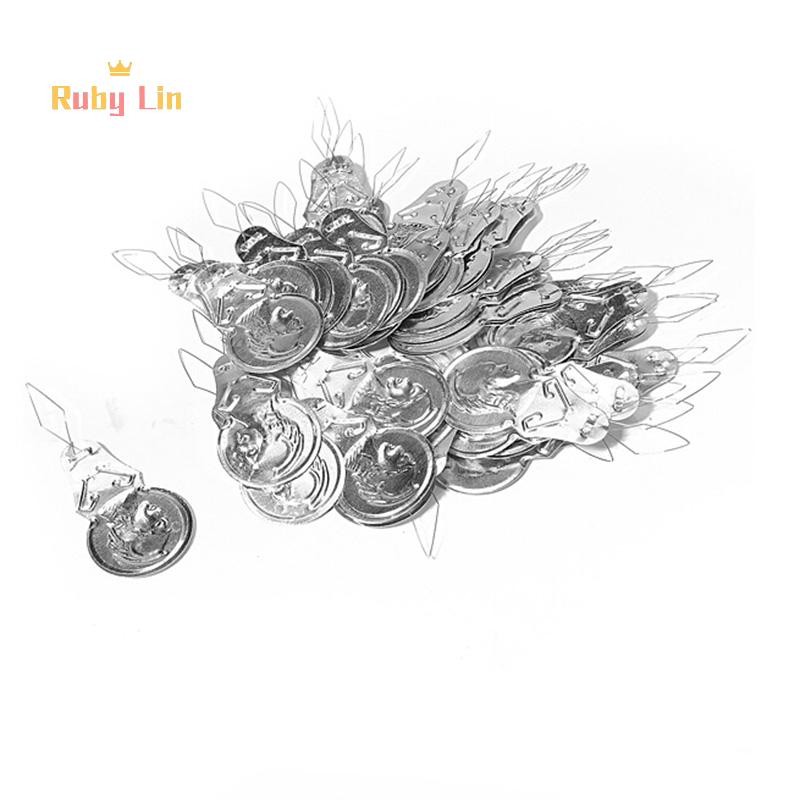 Ruby Lin 50PCS Bow Wire Threader Stitch ใส่เครื่องมือสําหรับมือและเครื่องจักรเย็บ Nice