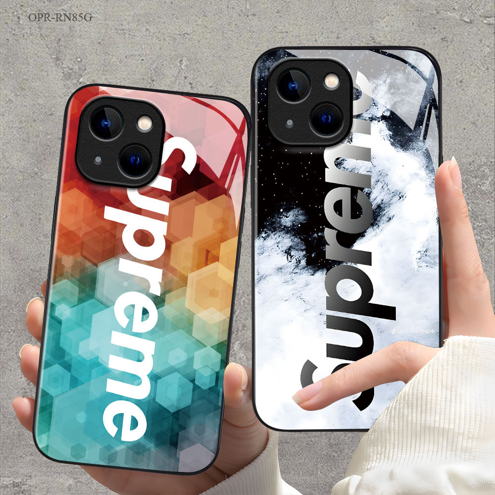 OPPO Reno 8 8Z 7 7Z 6Z 6 5 4 2F F11 F9 F7 F5 Pro Youth 4G 5G เคสออปโป้ Hat Boy Glass Case