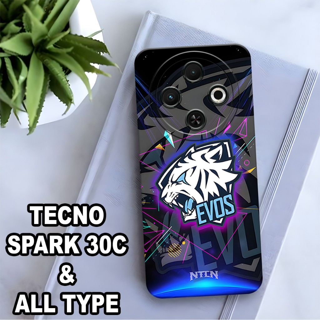 AC37/ล่าสุด TECNO SPARK 30C 4G PRO SOFTCASE 2024 และ ALL TYPE PROCAMERA EVOSS MOTIF/FULL RUBBER MATE