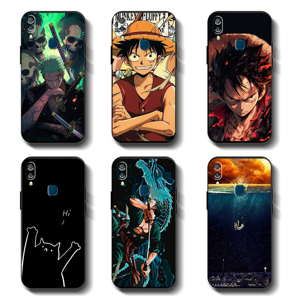 สีดํานุ่มสําหรับvivo 1723 1726 1814 1811 1816 1807 V9 Y85 Y95 Y91 Y91iพร้อมลายนิ้วมือAnticrackปลอกคุณภาพสูงTPUฝาครอบFullป้องกันยางซิลิโคนเคสโทรศัพท์
