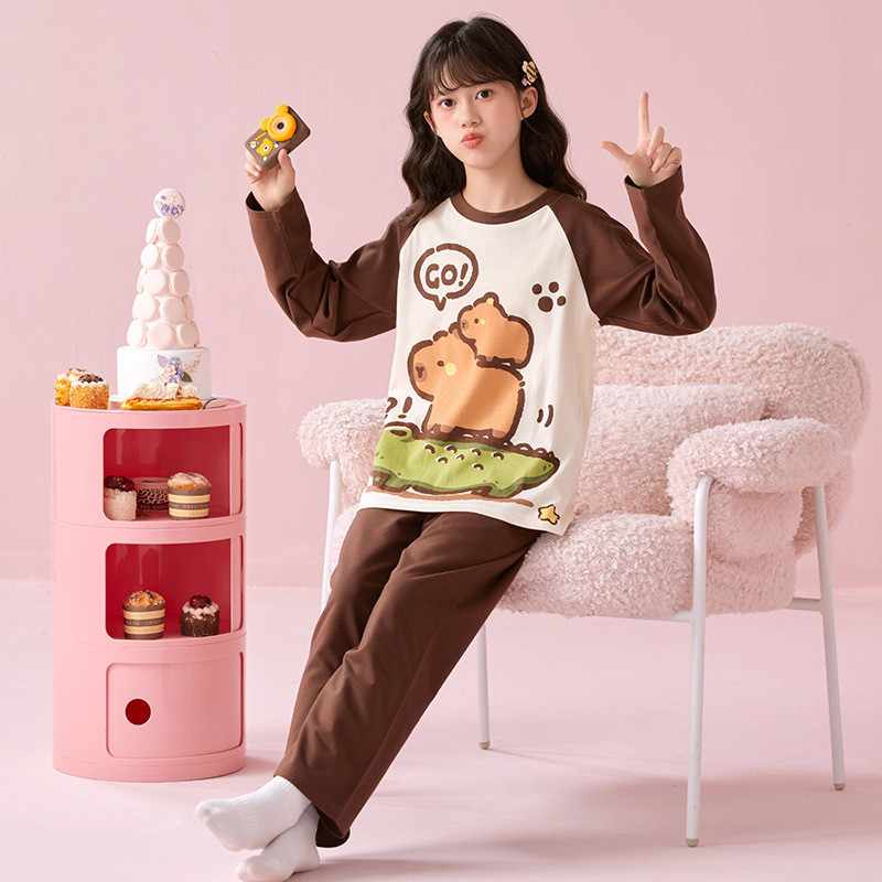 FAIRY_BABYชุดนอนเด็กผู้หญิง 10 ขวบ ชุดนอน sanrio ชุดนอนเด็กโต ผู้หญิง 12 15 ปี ชุดนอน snoopy ชุดนอนแม่ลูก ชุดนอนเด็กแขนยาว ชุดนอนเด็กผ้าคอตตอนนิ่ม ชุดนอนแคร์แบร์ ชุดนอนเด็กเล็ก ชุด