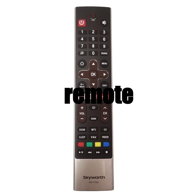 Skyworth ใหม่ HS-7700J สําหรับ Skyworth Voice Android Smart TV Remote Coocaa HS7700 HS-7700J-00, HS7