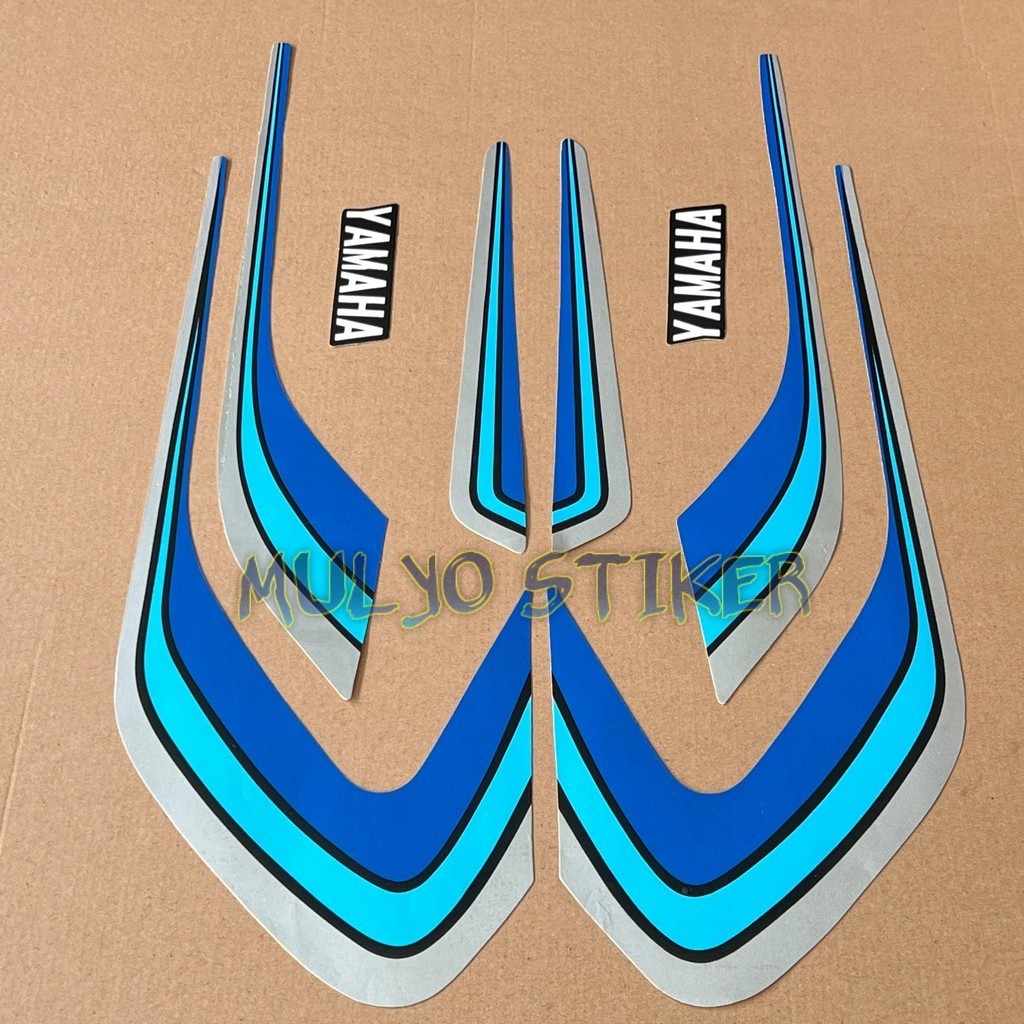 STRIPING STICKER yamaha rx s rxs พิเศษพิเศษ Blue Standard Variation Fullset คุณภาพ