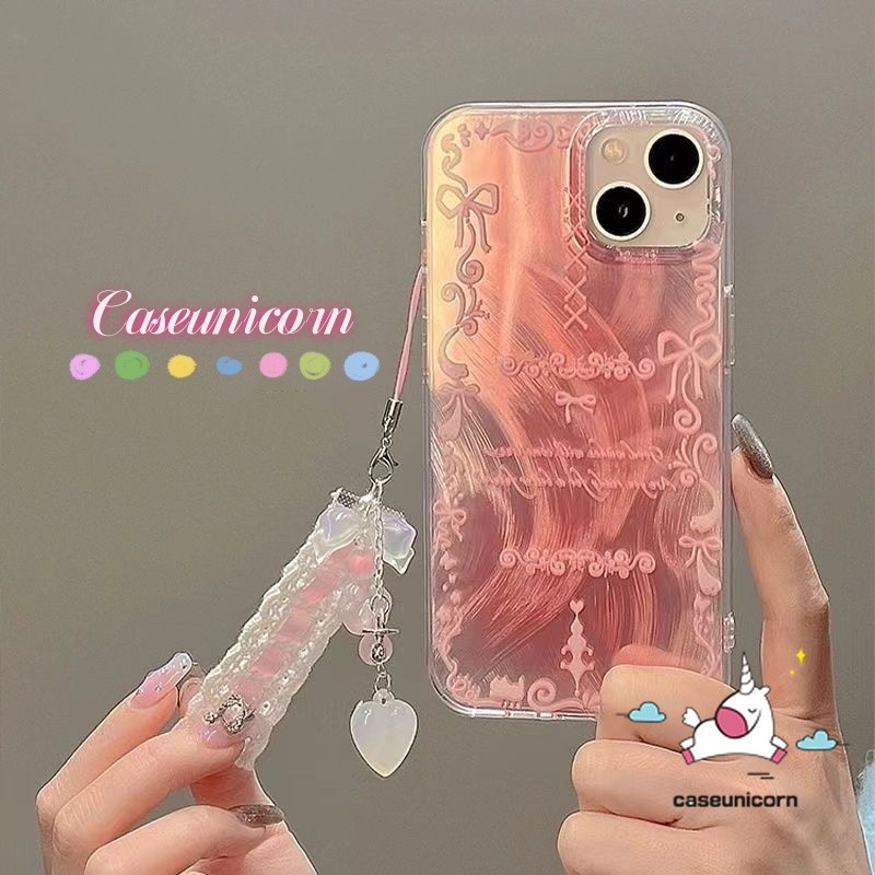 สําหรับredmi 14C 13 10A 9C 12C 10 13C 9T 10C 9 A3 12 9A A2 A1 หมายเหตุ 10 12 8 9 11 13 10s 11s Pro Max Poco X6 M3 X3 Pro C65 สร้อยข้อมือน่ารักการ์ตูนBowknotสร้อยข้อมือ เคสไหมพรมขนนก