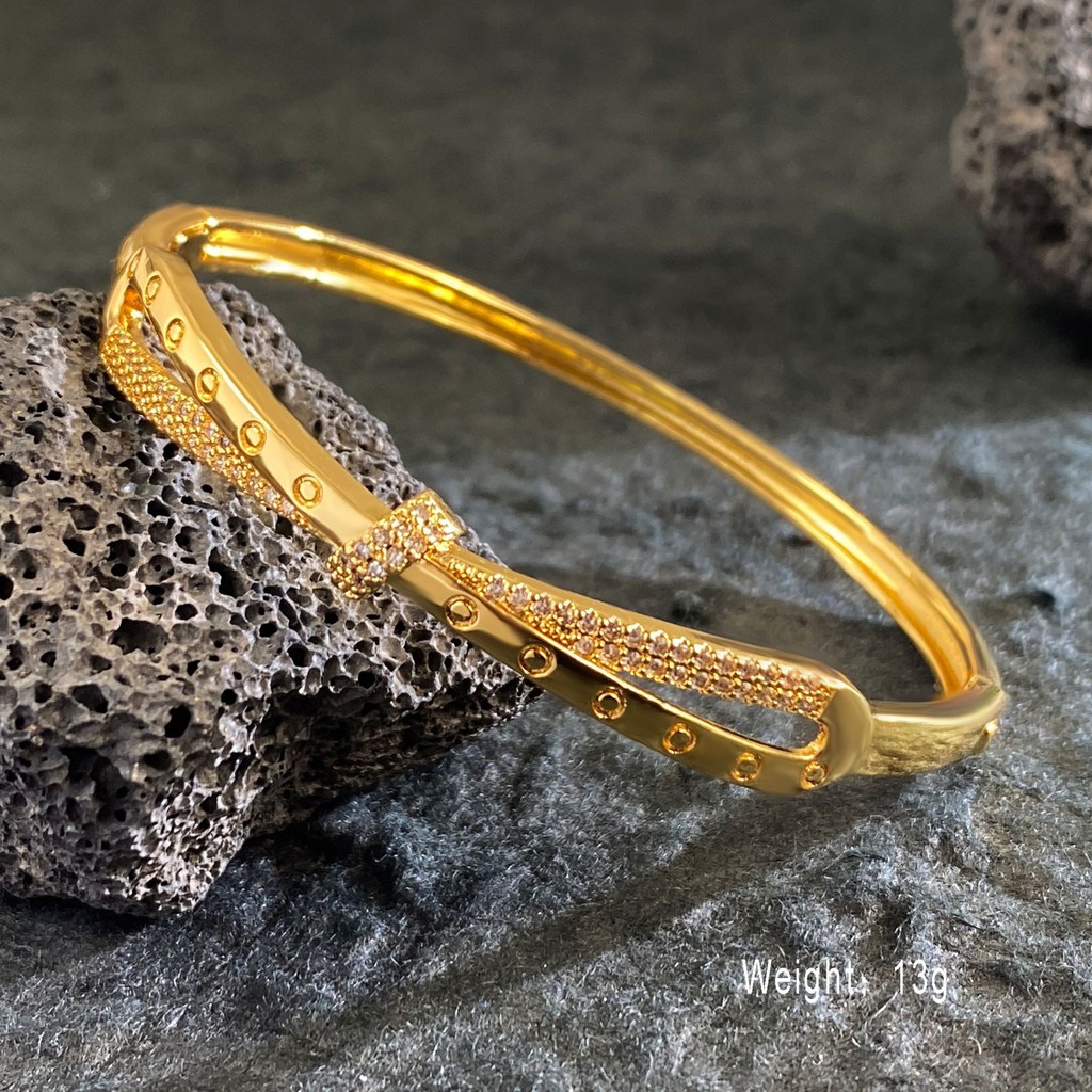 เข็มขัดหัวเข็มขัดออกแบบคุณภาพสูงฝังเพทายไทเทเนียมเหล็กสร้อยข้อมือผู้หญิง/แหวนทุกการแข่งขันแฟชั่นบรรยากาศชุดของขวัญที่ดีที่สุดส - รูปที่ 3