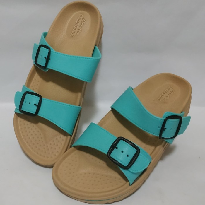 MALL586- [besty_mart3] รองเท้าแตะหัวเข็มขัดยาง 2 S37-40 รองเท้าแตะลําลอง New Era สําหรับผู้หญิงและวั