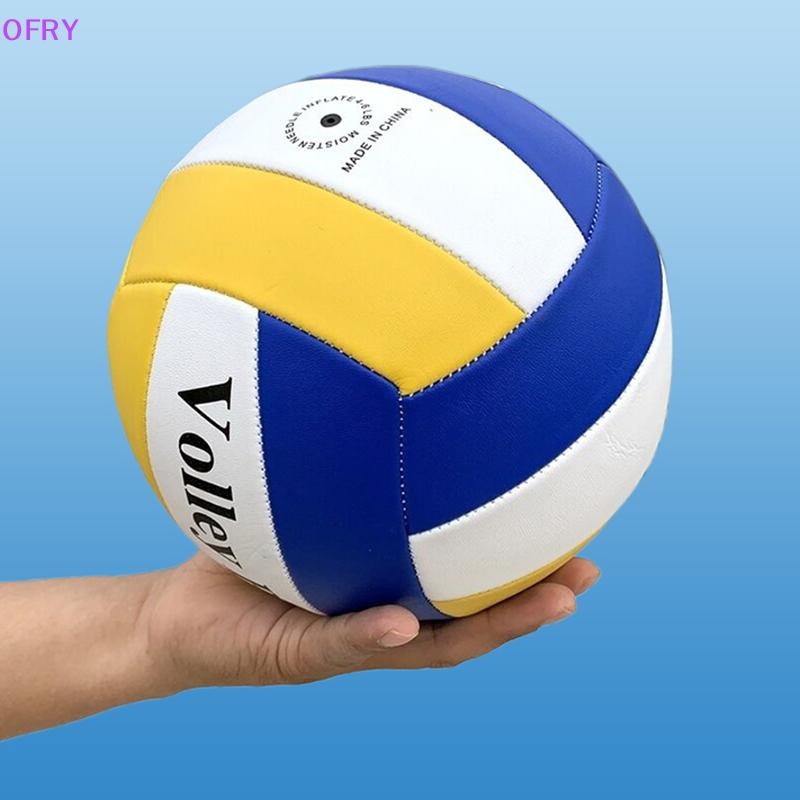 ของวอลเลย์บอลการแข่งขันระดับมืออาชีพ PVC วอลเลย์บอลขนาด 5 สําหรับชายหาดกลางแจ้ง Camping วอลเลย์บอลในร่มเกม Ball Training Ball RY