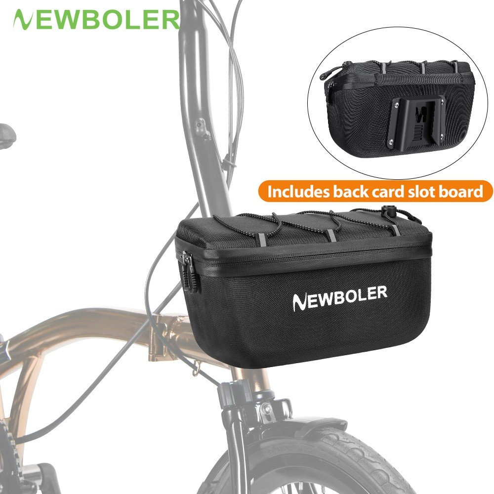 Newboler กระเป๋าจักรยาน Brompton จักรยานพับ HardShell กระเป๋าด้านหน้าแพคเกจอุปกรณ์จักรยาน