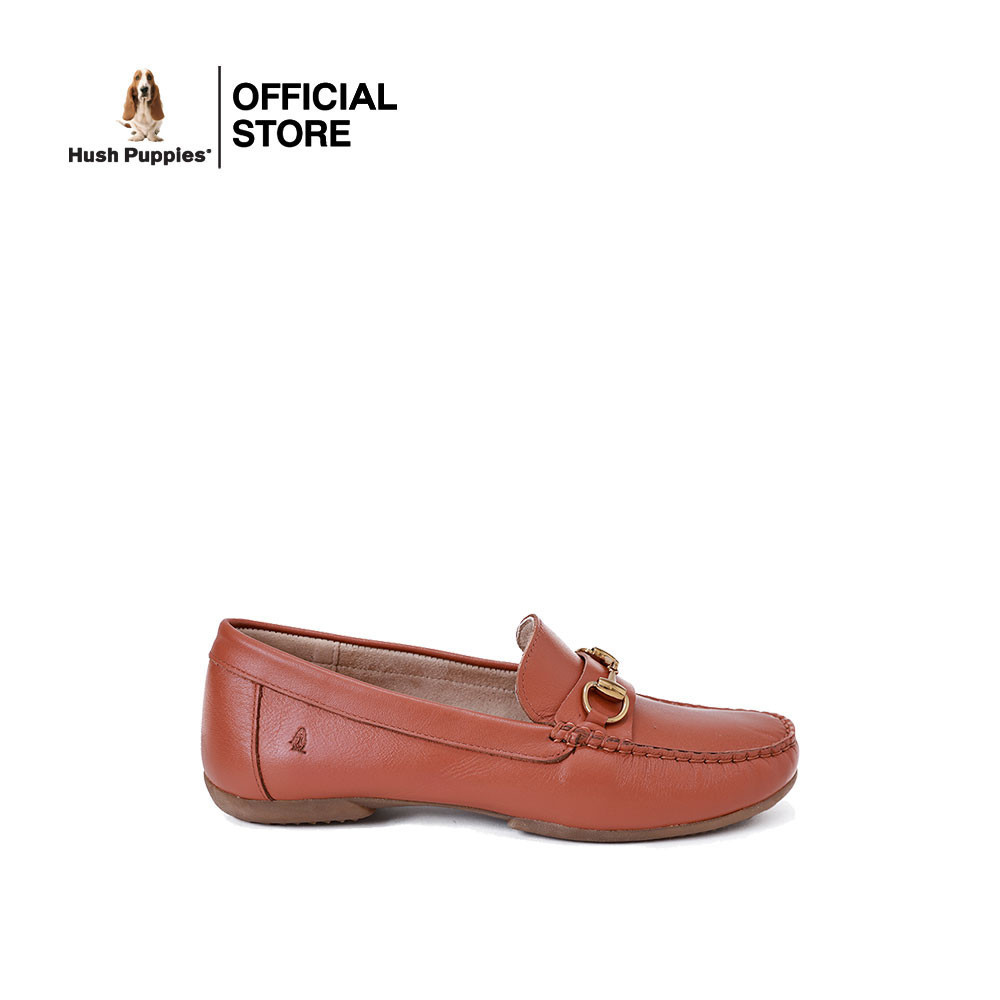 Hush Puppies รองเท้าผู้หญิง รุ่น HP 8WCFB2564Z - สีน้ำตาล (รองเท้าลำลองหนังแท้ แบบสวม)