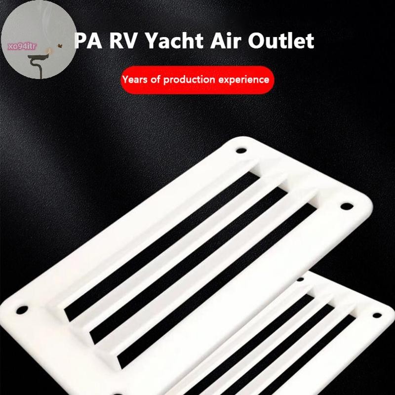 XOITR RV Air Vent Louver ห้องน้ําสํานักงานระบายอากาศ Outlet Grille Louver สําหรับเรือยอชท์อุปกรณ์เสร