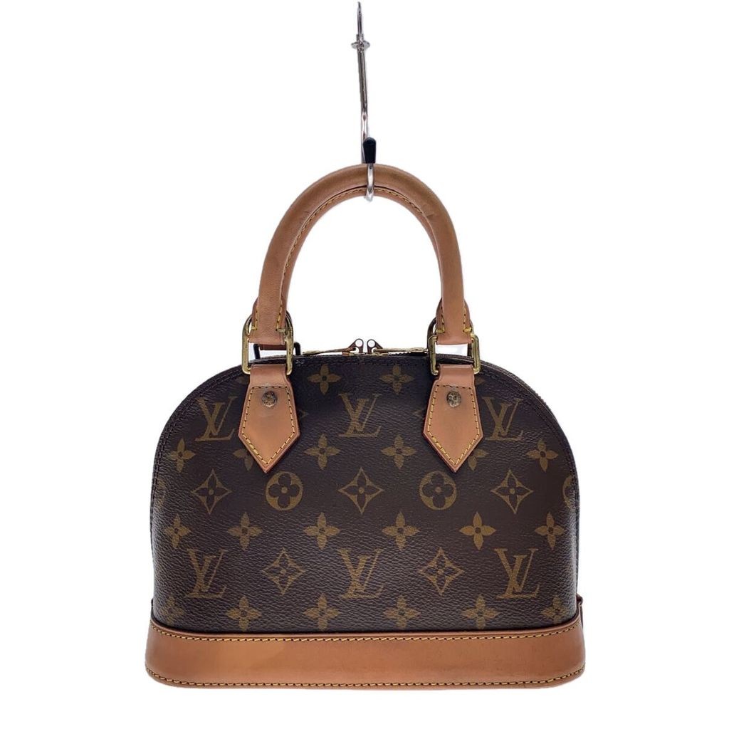 Louis VUITTON กระเป๋าถือ Alma BB_Monogram Canvas_BRW PVC BRW ลายรวมส่งตรงจากญี่ปุ่น มือสอง
