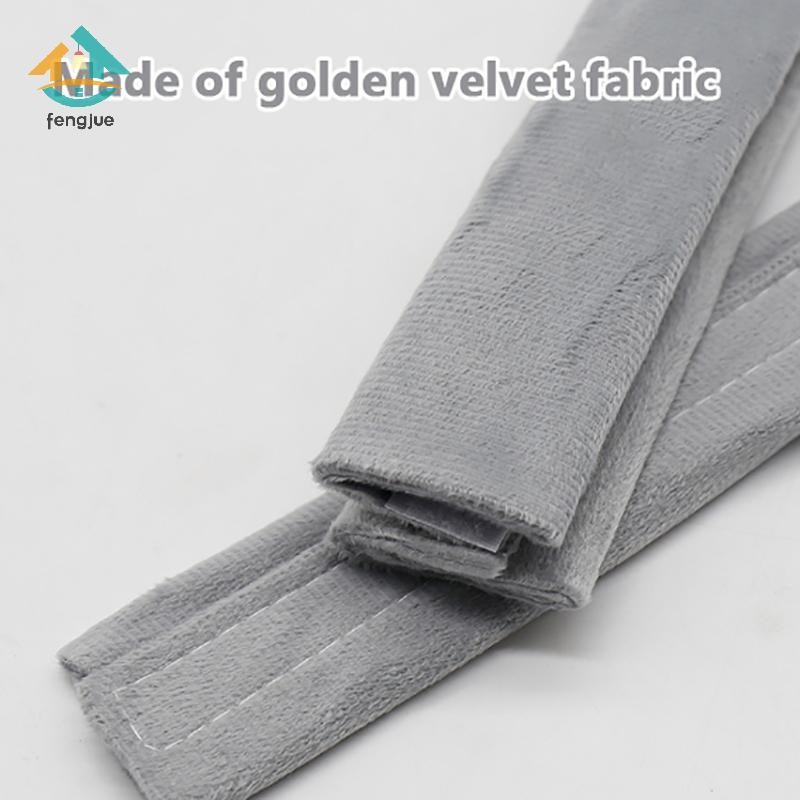 Fengjue 2 ชิ้นผ้ากํามะหยี่นุ่มตู้เย็นมือจับประตู Anti-static Keep Handle ทําความสะอาดเครื่องใช้ในครัว Protector Handle ฝาครอบตกแต่ง TH