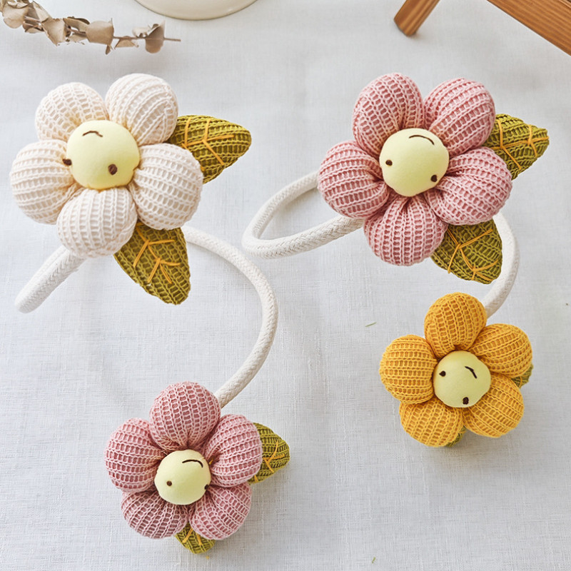 แนะนำ ผ้าม่าน (2ชิ้น) ยิ้มดอกไม้สายรัดผ้าม่าน, แฮนด์เมดน่ารัก, ตาข่ายเก็บผ้าม่านหัวเข็มขัดสายรัด, อุปกรณ์ถัก, ที่ทันสมัยเรียบง่ายสายรัดผ้าม่าน ราคาพิเศษ มีเก็บเงินปลายทาง