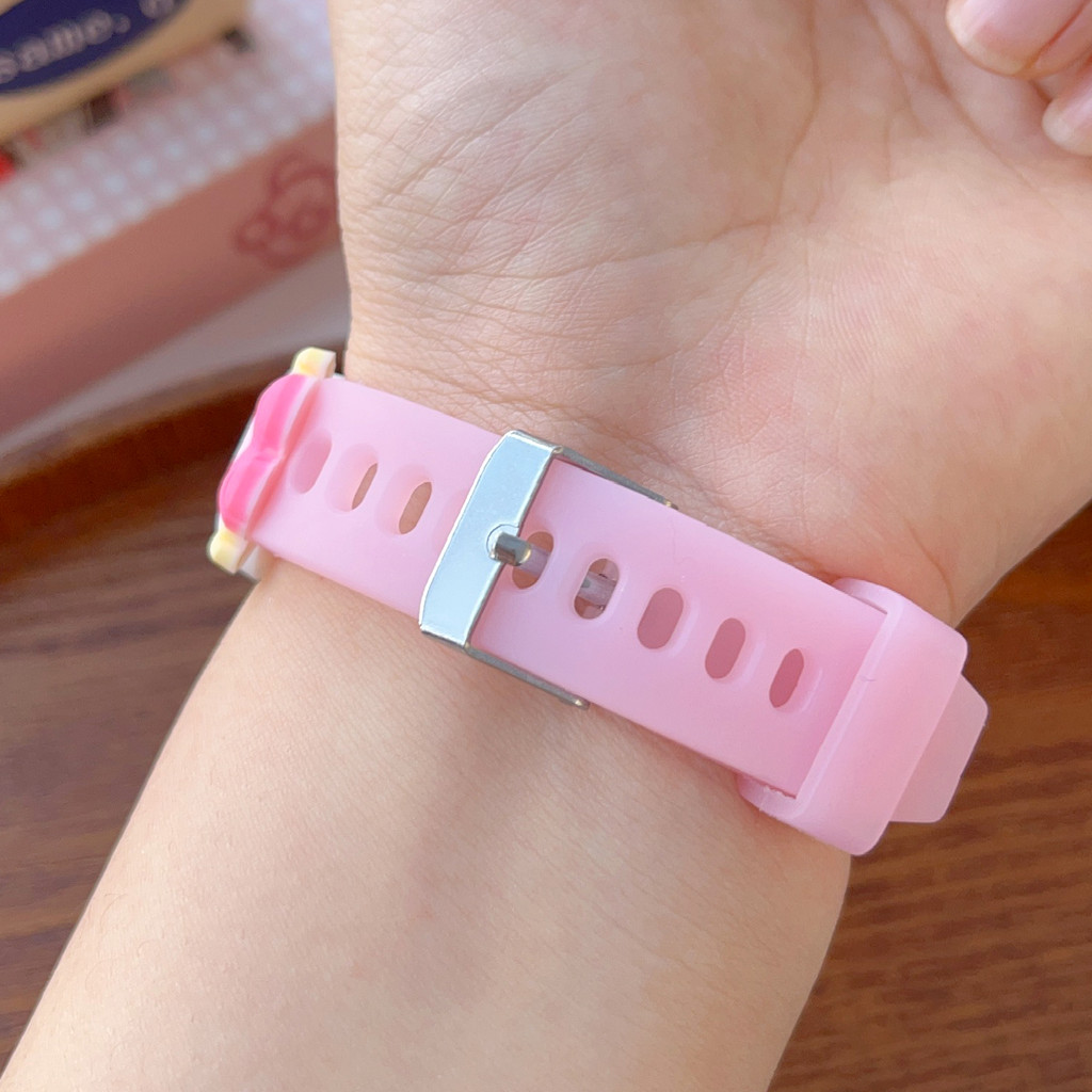 แฟชั่น LABUBU Luminous นาฬิกาเด็กอิเล็กทรอนิกส์ - Monster Sheep Decor LED สายรัดข้อมือกีฬานาฬิกา - เด็กของขวัญสร้างสรรค์
